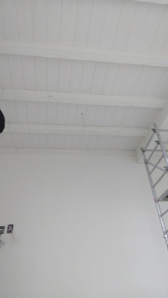 Panel Imitación Madera efecto 3 lamas 62cm de ancho x 2cm de grosor x 3m de largo color Blanco decorativo de poliuretano PA0003D-B - 5