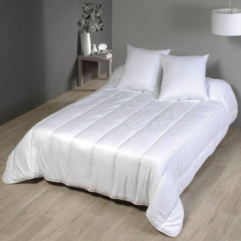 Couette blanche 140x200 cm toutes saisons 400 gr/m² Made in France - 2