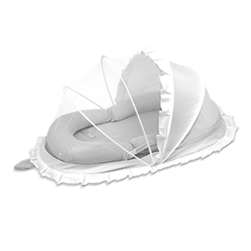 Mosquitera para bebé, mosquitera plegable, mosquitera portátil, apta para bebés de 0 a 3 años (blanca, 110 x 60 cm).