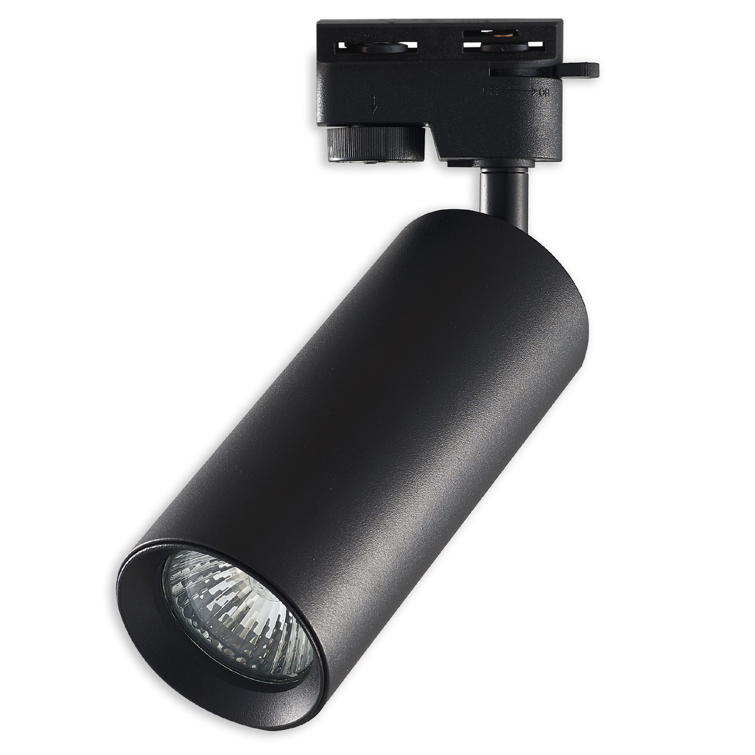 Reflektor szynowy 1-fazowy Idar GU10 IP20 oprawa do szyn spot czarny MasterLED