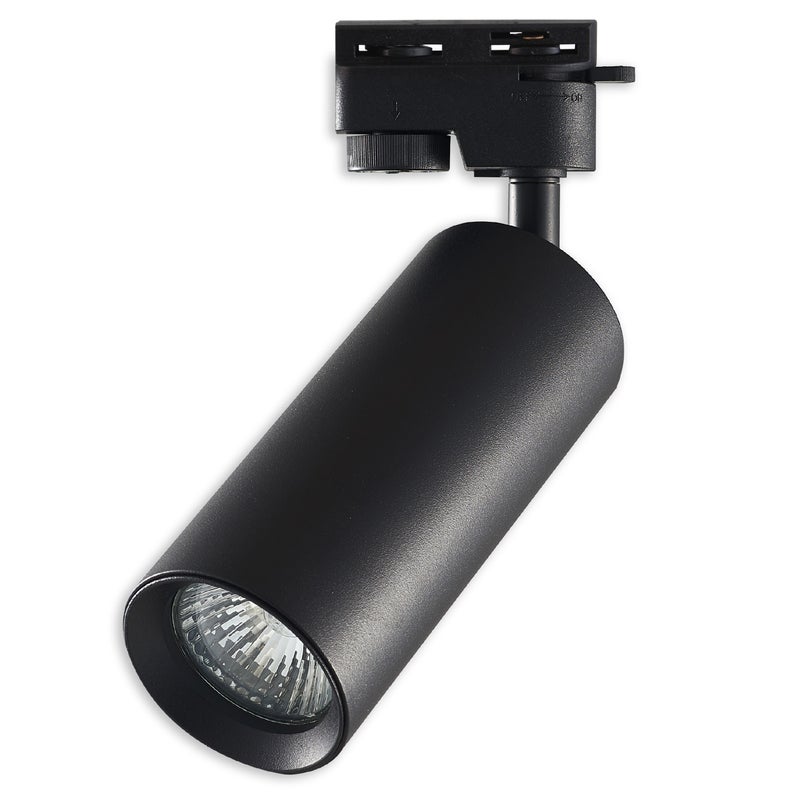 Reflektor szynowy 1-fazowy Idar GU10 IP20 oprawa do szyn spot czarny MasterLED