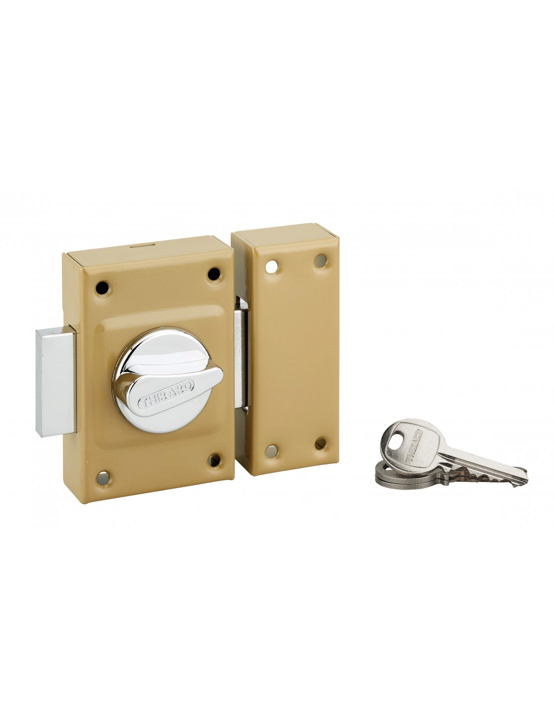 THIRARD - CYLINDRE PROFILE ECO 30 x 30 mm bouton nickelé