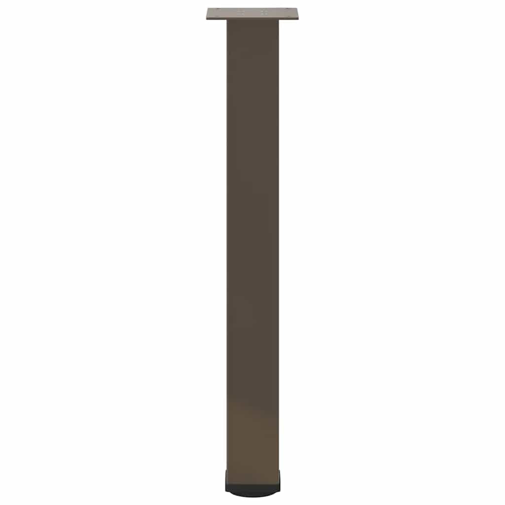 Pernas para mesa de centro 4 peças aço natural 72-74 cm - COMFORTXL - 5