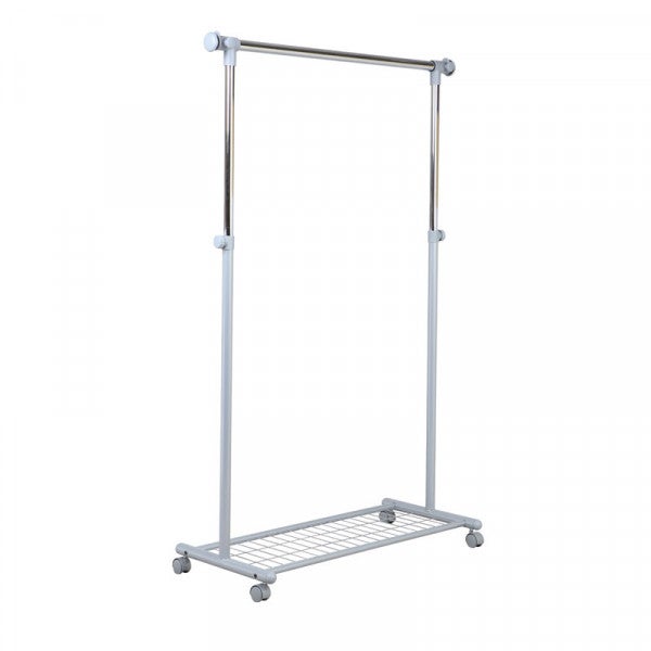Portant simple Gris clair - PONG - L 95/150 x l 44 x H 105/180 cm ...