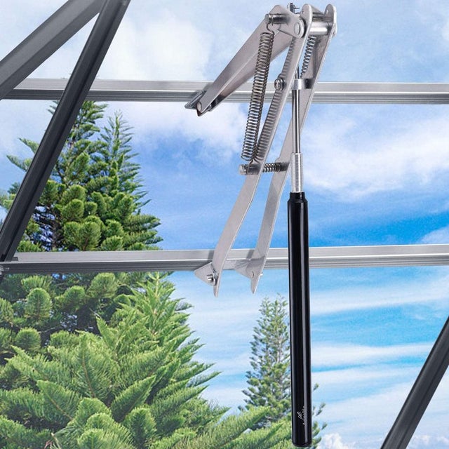 Kit d'ouverture automatique de fenêtre de serre,2 pièces,cylindre de remplacement sensible à la chaleur solaire, ouvre-évent de toit, double ressort