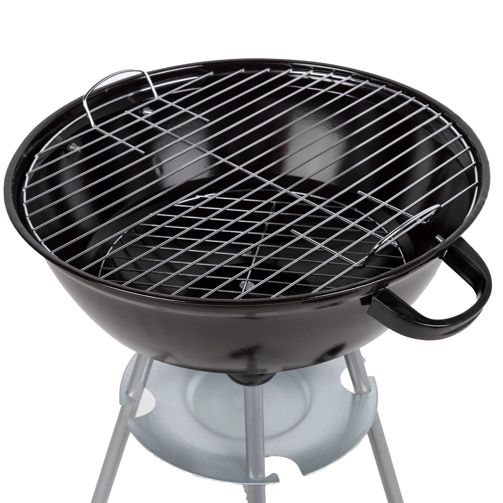 Barbacoa carbón portátil con dos parrillas Aktive - 2