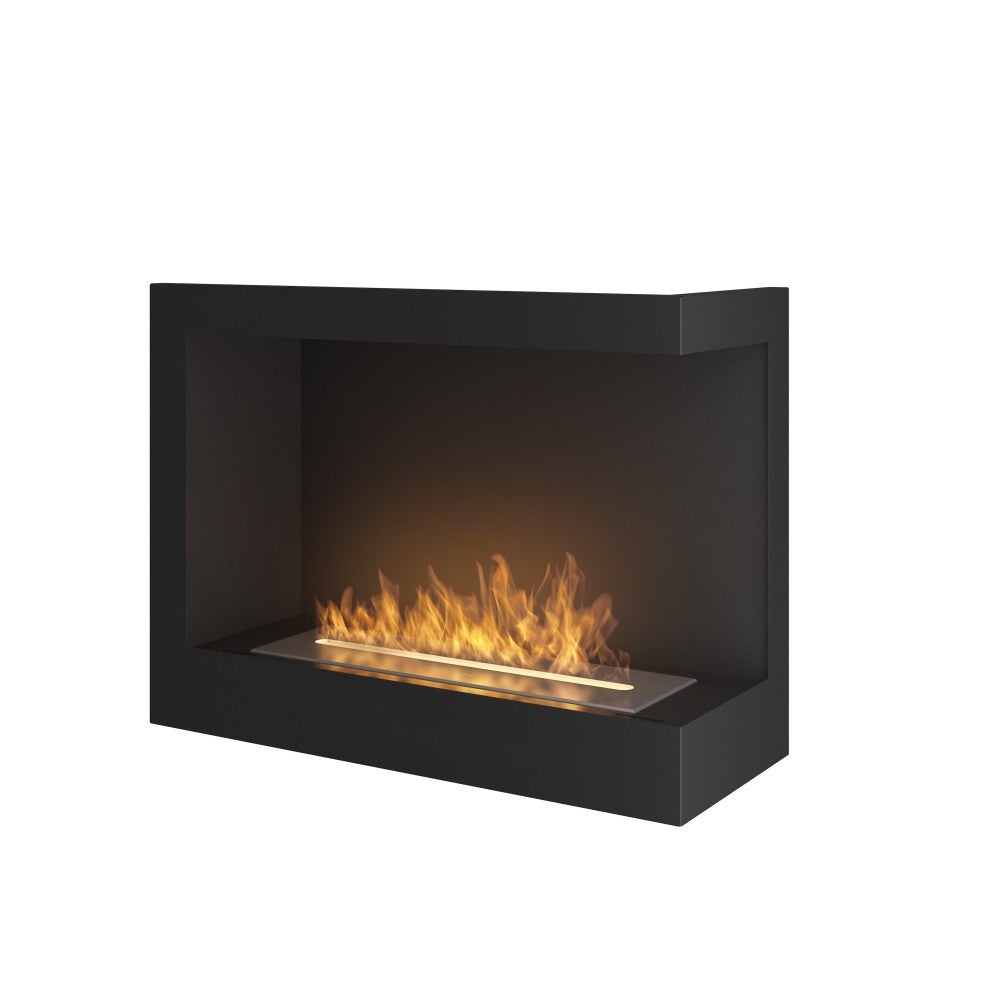 Kominek bioetanolowy Corner 600 Right SimpleFire do zabudowy z szybą