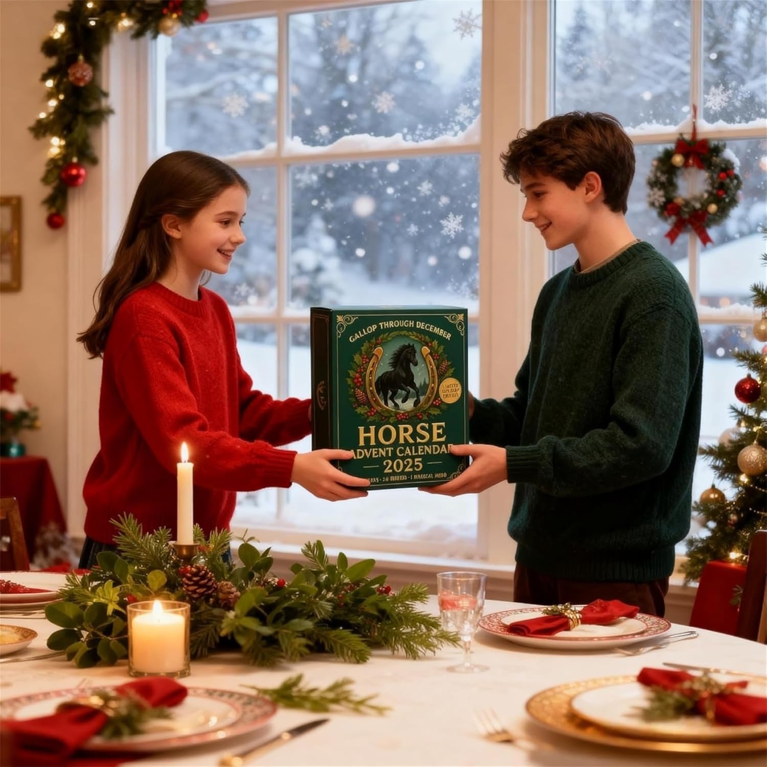 Calendario dell'Avvento dei Cavalli 2025 - Conto alla rovescia per il Calendario di Natale con 24 esclusive statuette di cavalli Calendario di Natale - 8