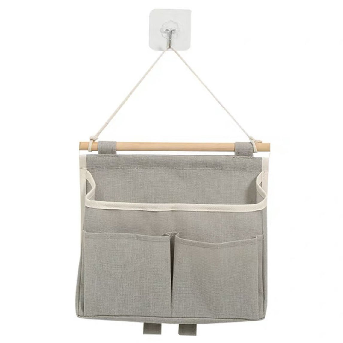 Organizer per Animali di Peluche da Appendere Sopra la Porta, con 4 Grandi Tasche, Supporto per Armadio, Bambino, Asilo Nido