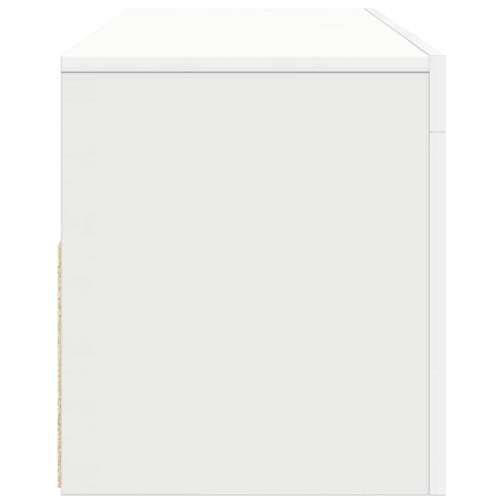 vidaXL Móvel de TV com luzes LED 120x35x40 cm branco - 9