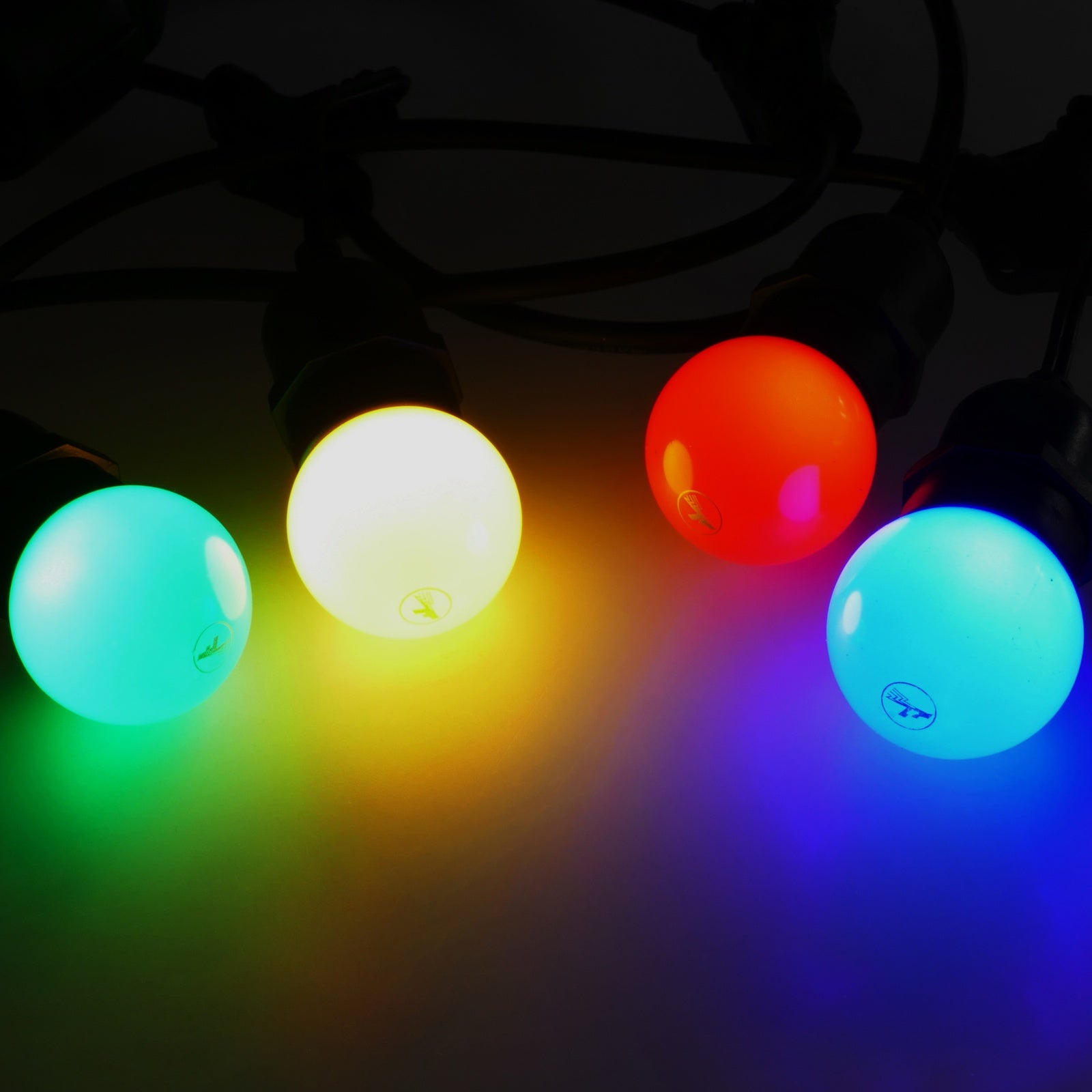 Ghirlanda allungabile per esterno IP44 di 5 lampadine E27 5m - 2