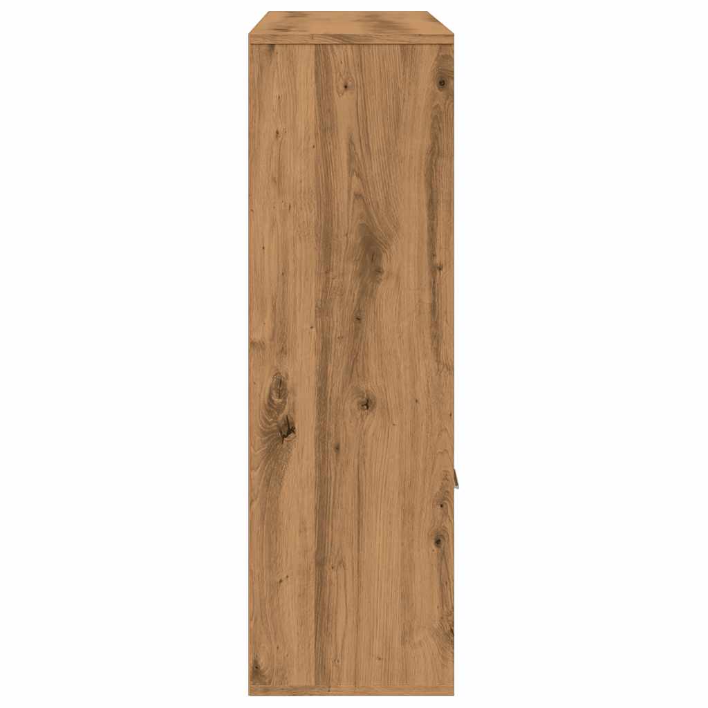 Bibliothèque | Armoire de livres | Meuble de Rangement chêne artisanal 98x29x97,5 cm bois d'ingénierie CFW773913 - 7