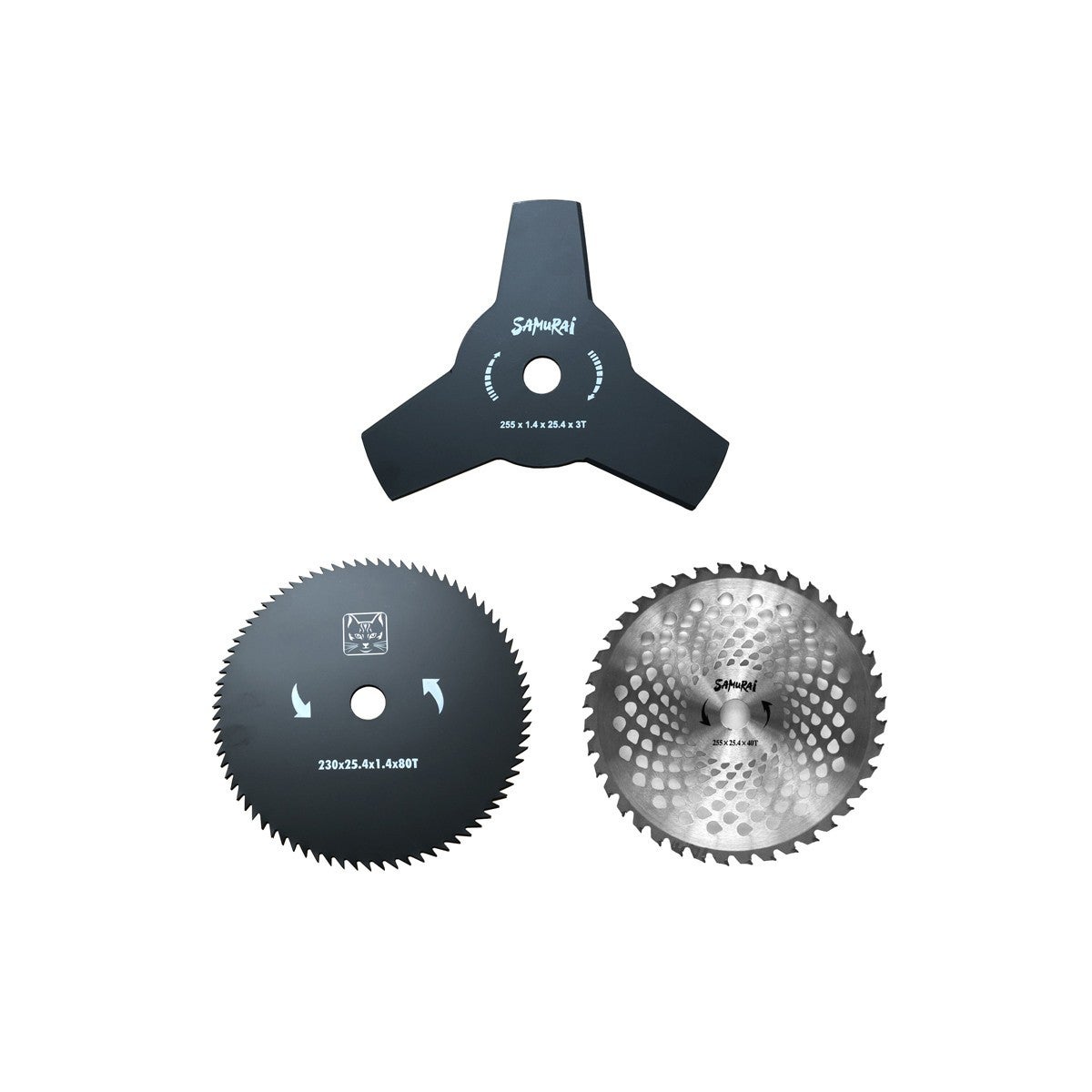 kiritora0105様 オーダーページ Pack desbrozadora de 3 discos 3 / 40 / 80 dientes taladro Ø25,4mm