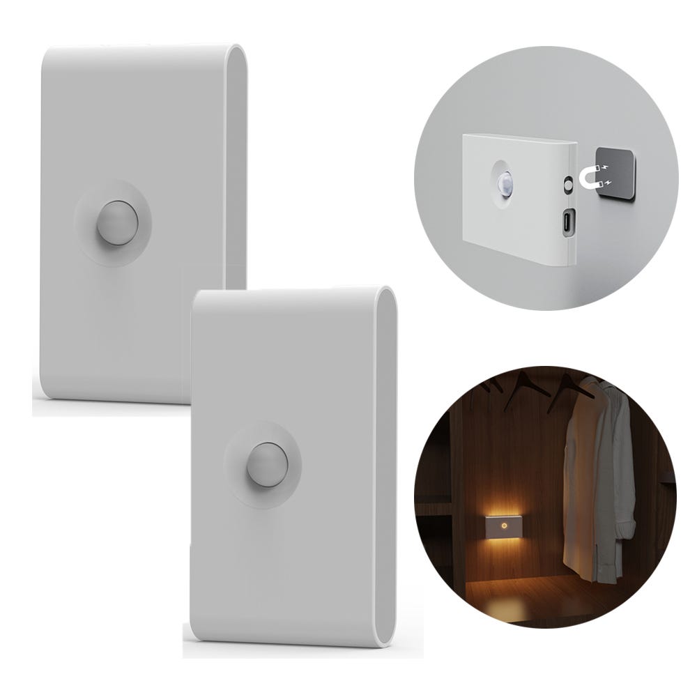 WILLED Luce tattile dimmerabile ricaricabile Batteria incorporata da 1000 mAh Luci notturne a LED portatili per armadio guardaroba cucina camera da letto 39 WILLED Luce tattile dimmerabile ricaricabile Batteria incorporata da 1000 mAh Luci notturne a LED portatili per armadio guardaroba cucina camera da letto 39