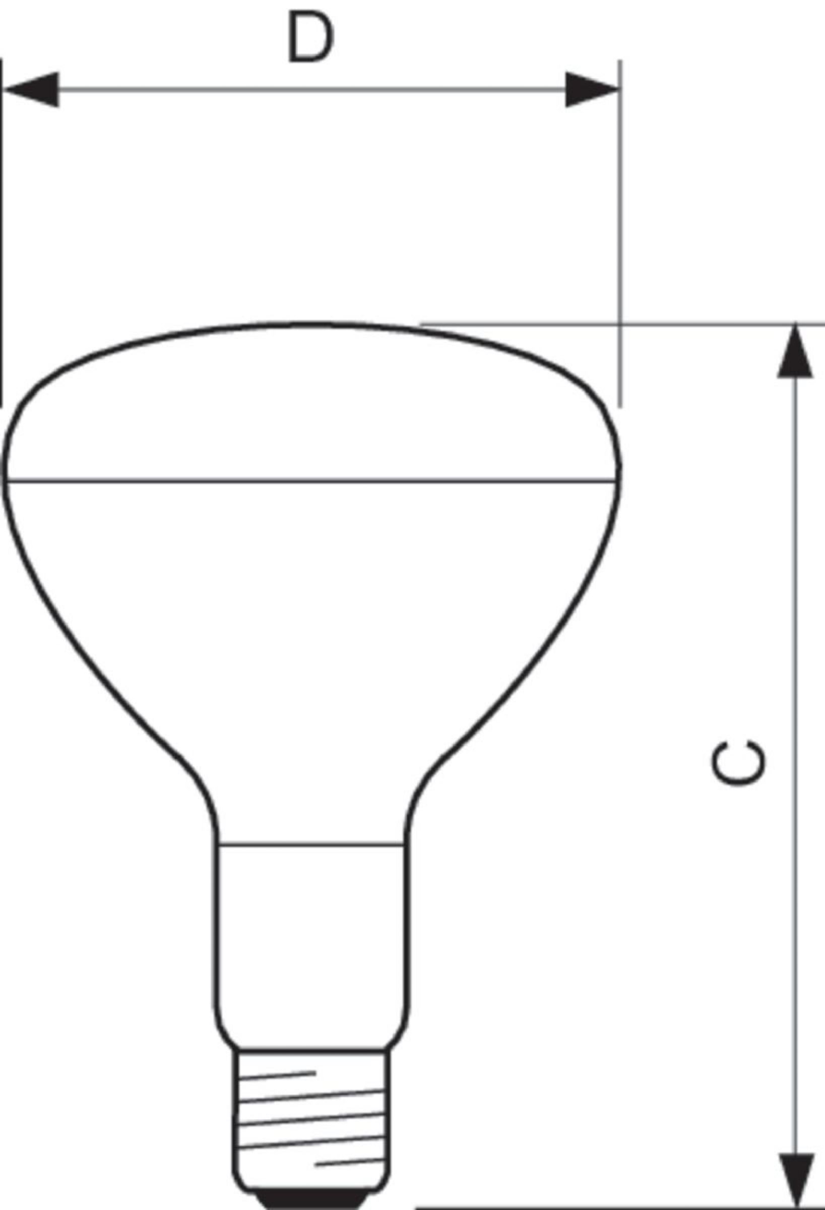 Lampe Incandescence Infrarouge 230V 375W E27 (IR375CH - 923223) - 4