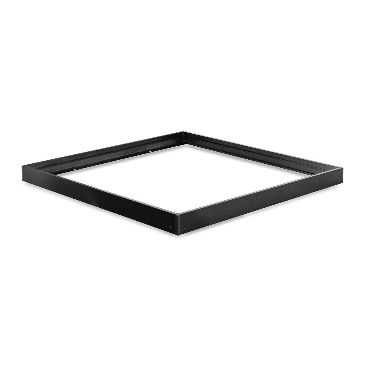 Ramka natynkowa do paneli kasetonowych LED 60x60 Panel czarna kwadratowa wym: 60 x 60 x 5 cm aluminium Videx