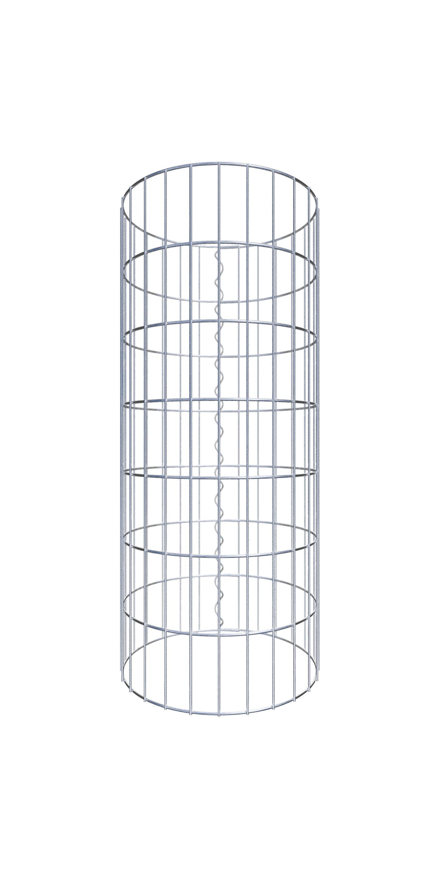 Kolumna gabionowa o średnicy 42 cm, okrągła MW 5 x 10 cm - wysokość: 0,70 m