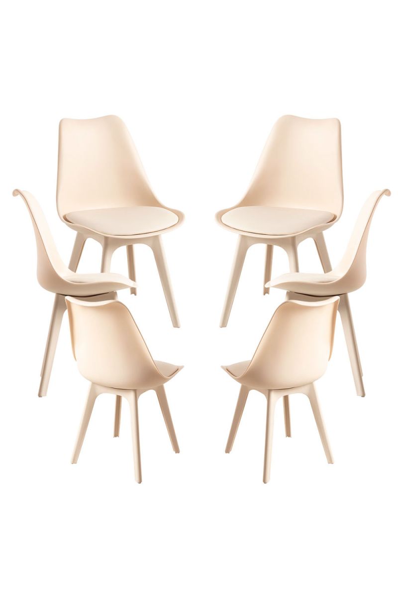 Regalos Miguel - Packs Sillas Comedor - Pack 6 Sillas Synk Suprym - Beige - 2