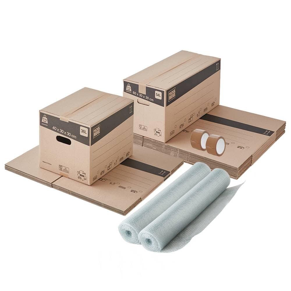 Pack and Move - Kit déménagement T1/T2 + 2 adhésifs offerts - 5
