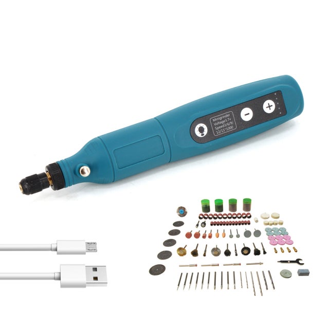 Kit Conversion Perceuse En Meuleuse/ponceuse Iyalezirk - Support + Meules Corindon Et Chlorure - Type A