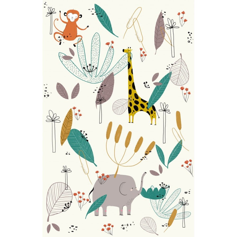 CARTA DA PARATI AUTOADESIVA SENZA PVC, ROTOLO DA 129 x 260 CM SELVATICO - 2