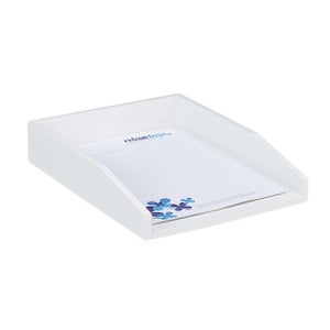 Corbeilles à Courrier Empilables 3 Pièces - Organisateur Bureau En Maille Métallique - Format A4 Avec Porte-stylos