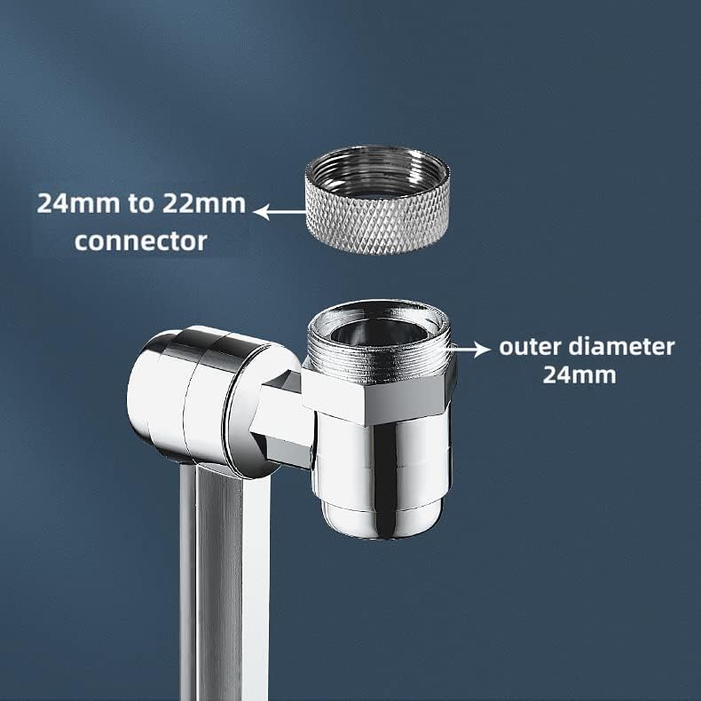 Aeratore Rubinetto Girevole 1080° Con Doppia Modalità – Estensione Universale In Acciaio Per Bagno E Cucina