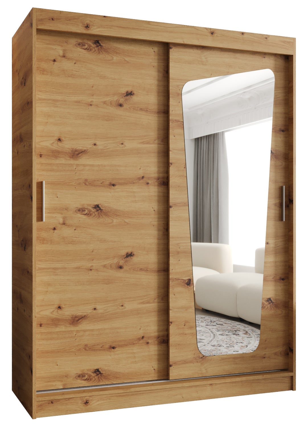 Szafa przesuwna garderoba MOKA 150 x 62 x 200 cm Artisan