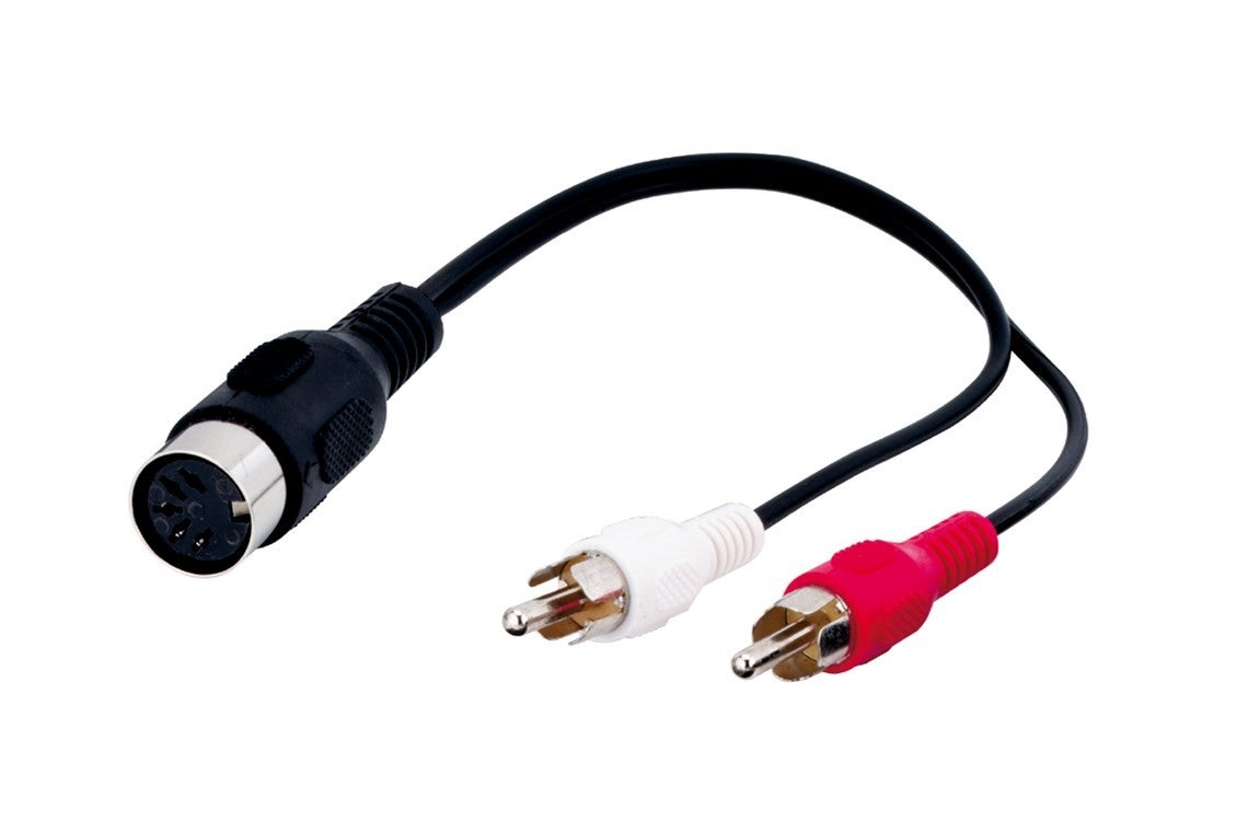 6 Adattatori Audio RCA Angolo Retto &ndash; Maschio A Femmina, Rosso+Nero, Placcati Oro