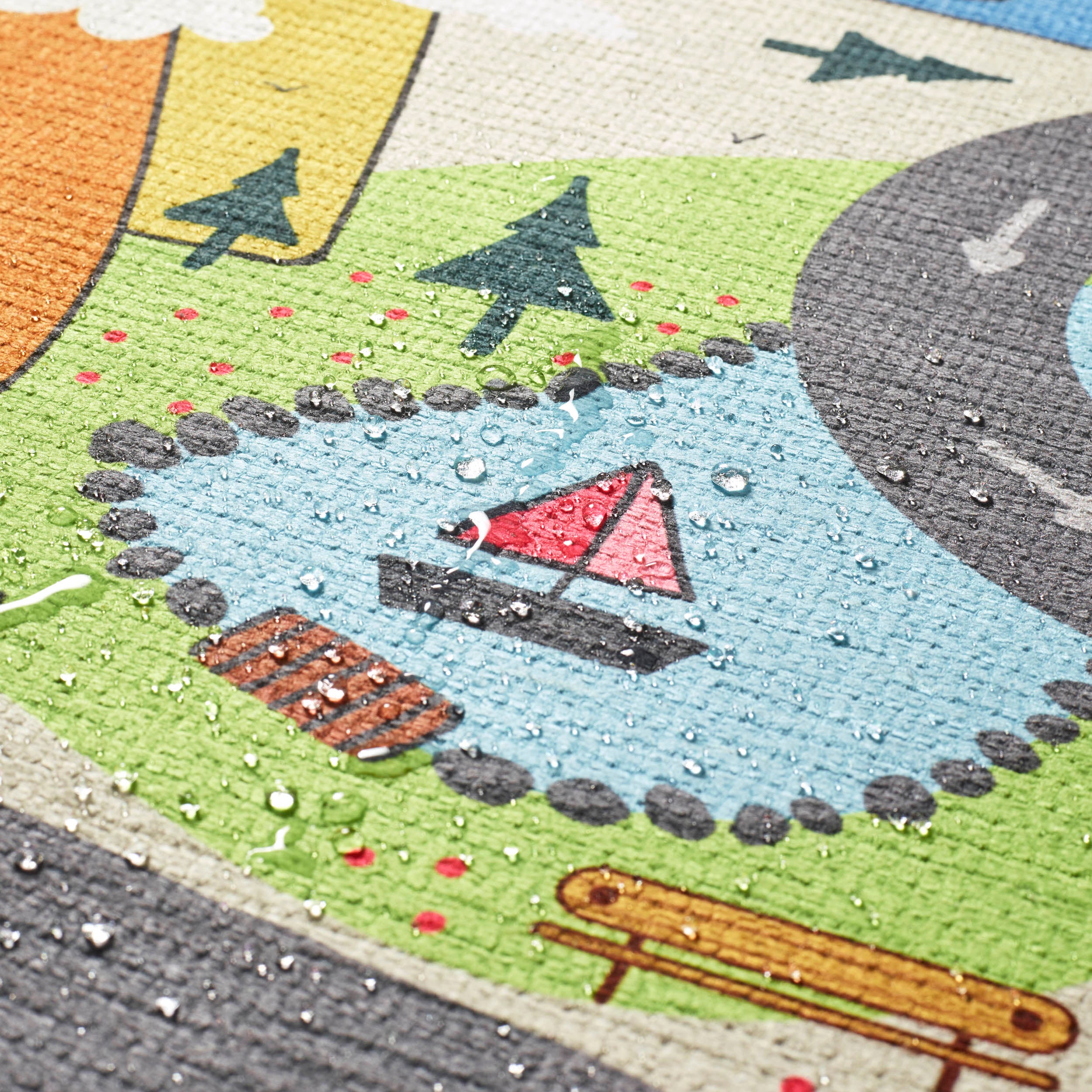 TAPPETO IDROREPELLENTE STRADA 120X170CM - 3