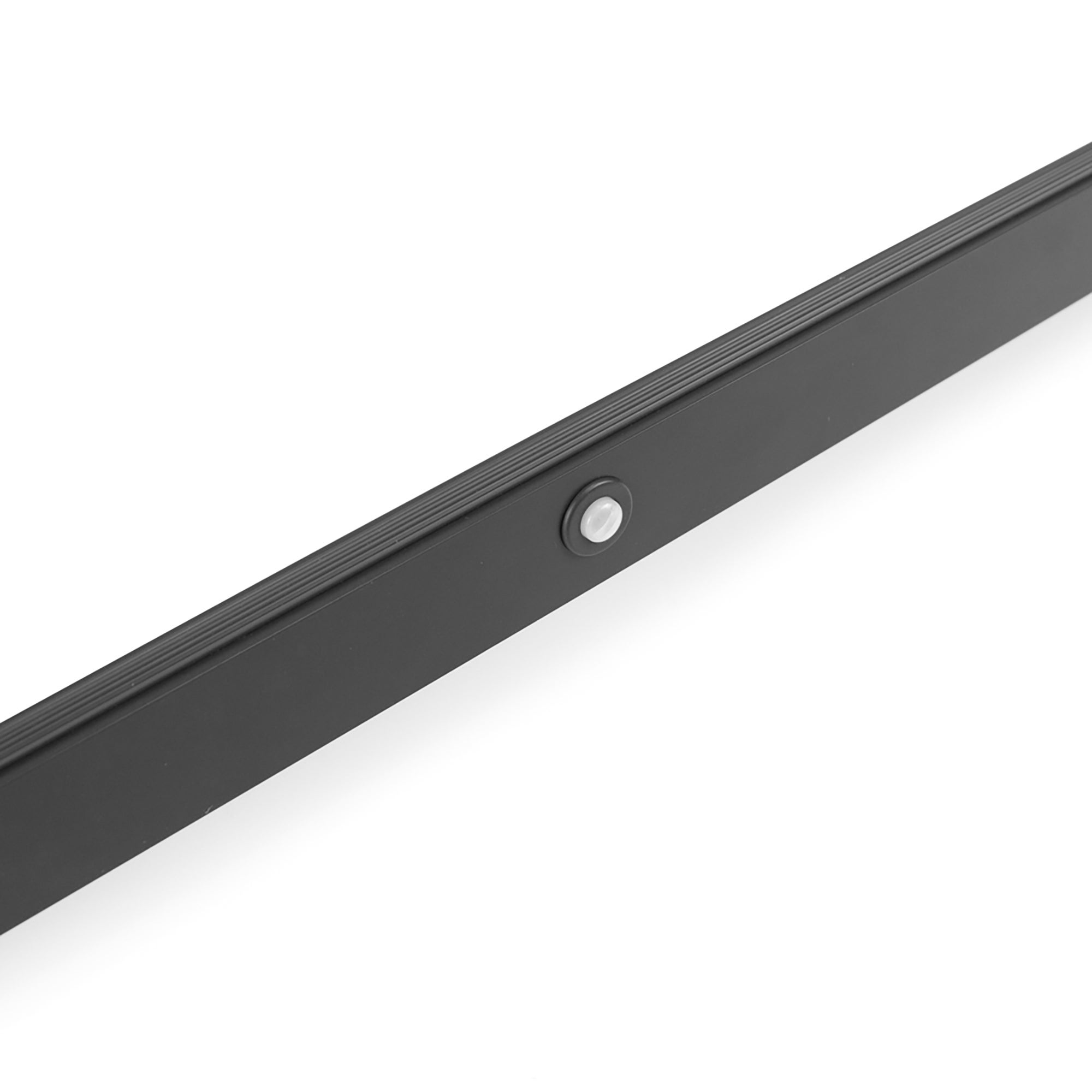 Emuca Drążek LED do szafy Castor, wysuwana bateria i czujnik ruchu, L858 mm, Plastik i aluminium, Teksturowana czerń - 5