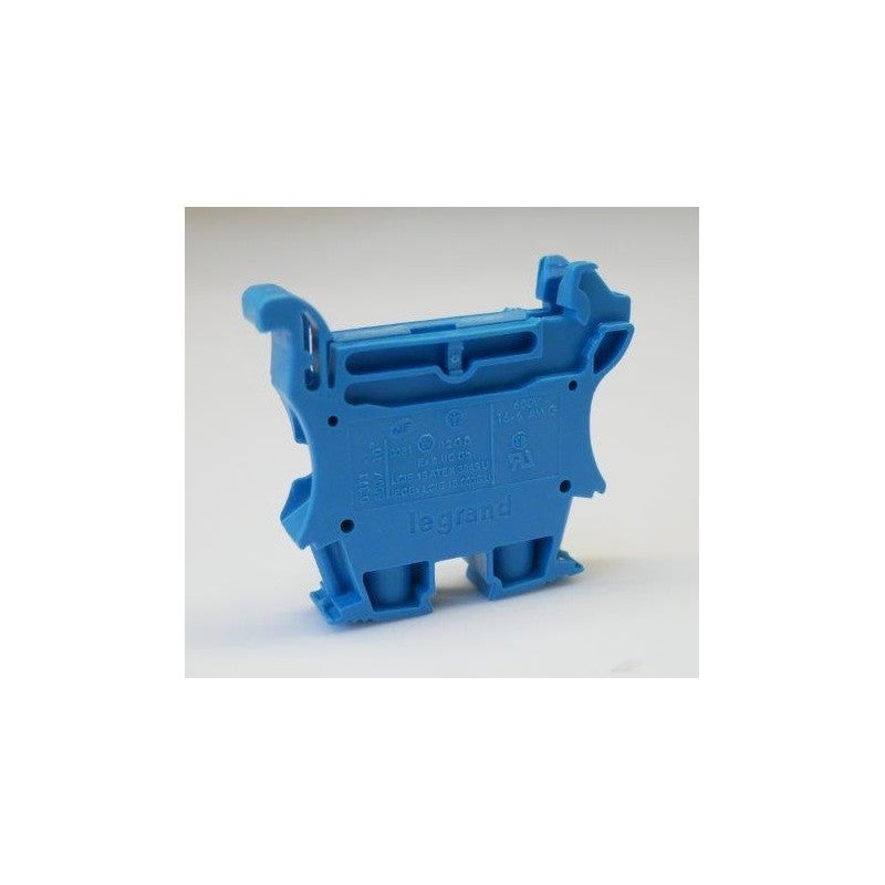 Bloc de jonction connexion à vis Viking de passage - Legrand - Bleu - 10 mm² - 3