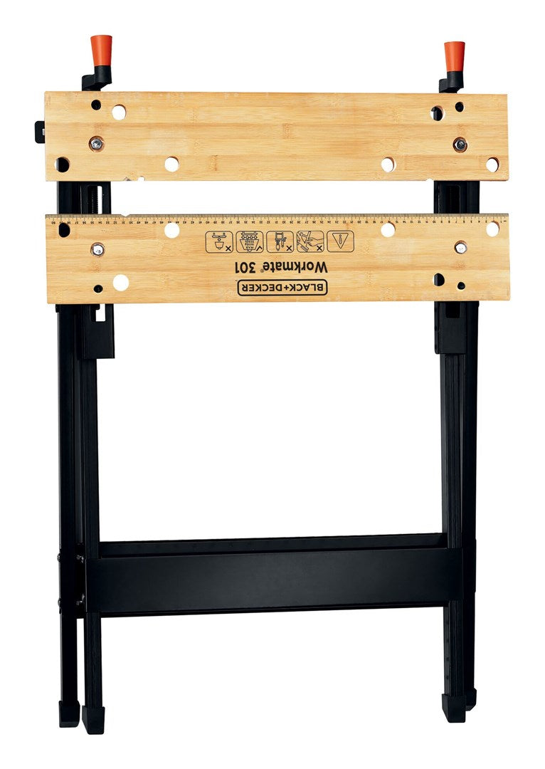 Black & Decker - Établi portable Workmate® 760 mm, charge max. 160 kg - WM301 BLACK & DECKER - 4
