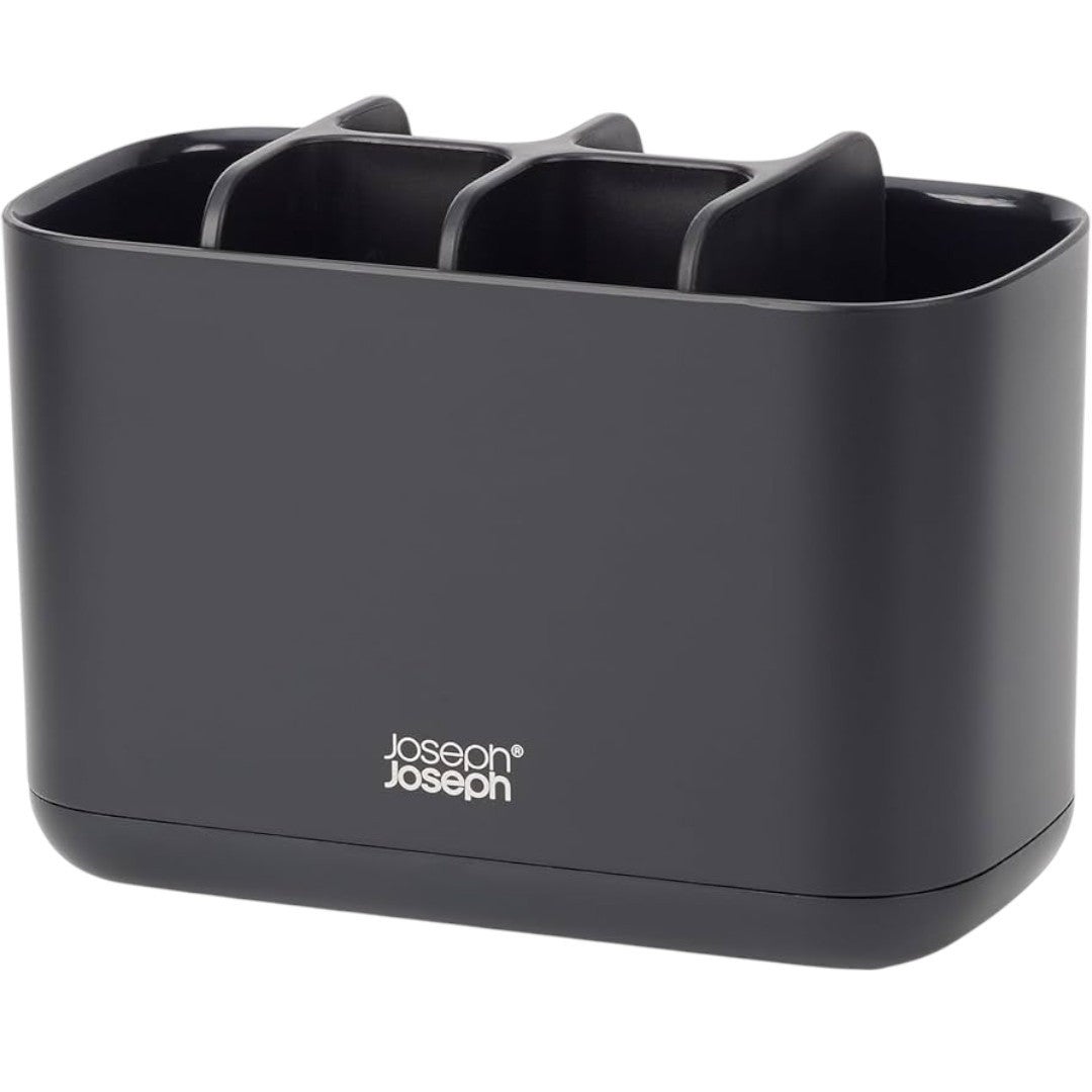 Joseph Joseph EasyStore™ Duży uchwyt na szczoteczki do zębów, matowa czerń