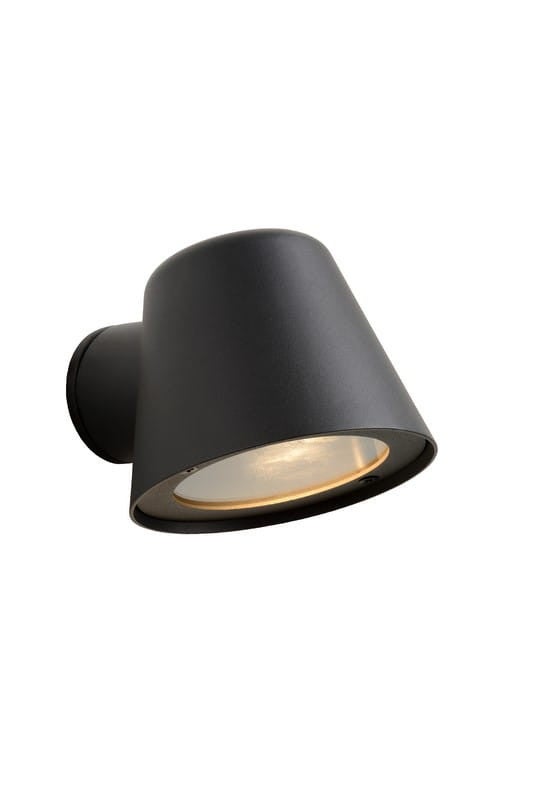 Kinkiet zewnętrzny DINGO czarny 1xGU10x5W wym:9x14,5x11,5cm IP44 Lucide