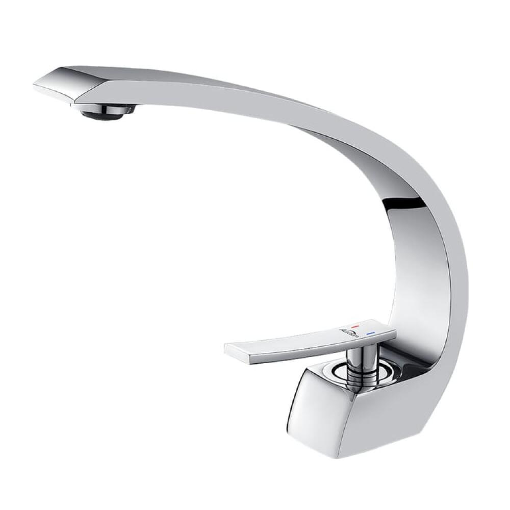 Bateria łazienkowa ze stali nierdzewnej szczotkowanej w kolorze złotym 304, pojedyncza, zimna, z 4-punktowym interfejsem, krótki kran