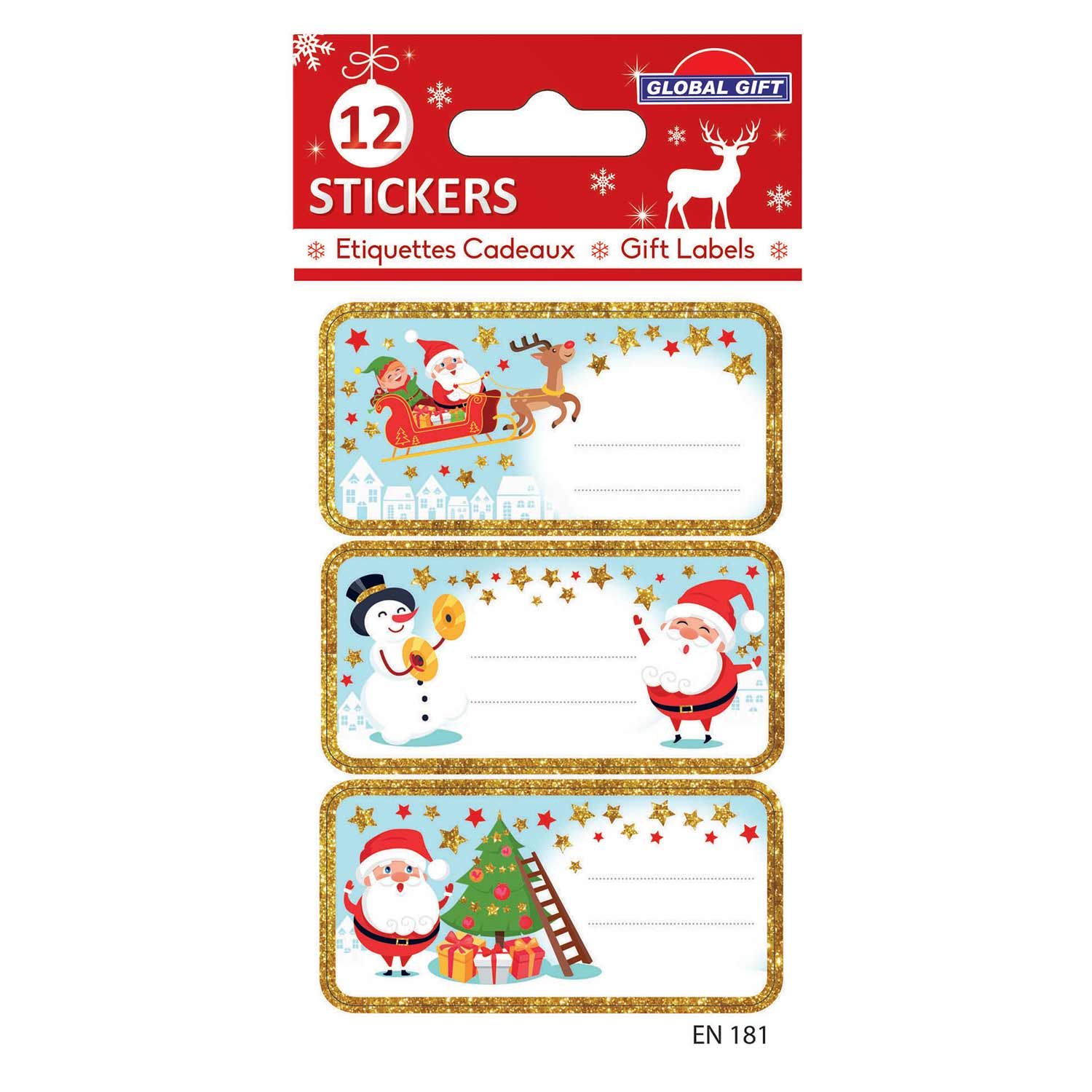 Adesivi Natalizi A Stella Avery Zweckform - 86 Pezzi Per Decorazioni Festive - Foto 8