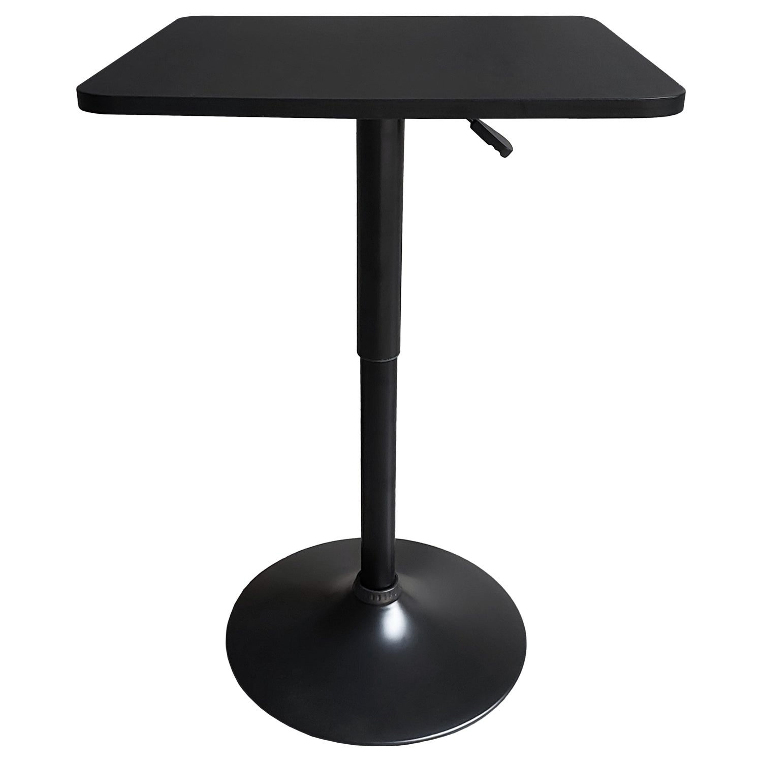 Table de bar carrée noire LUKE - 2