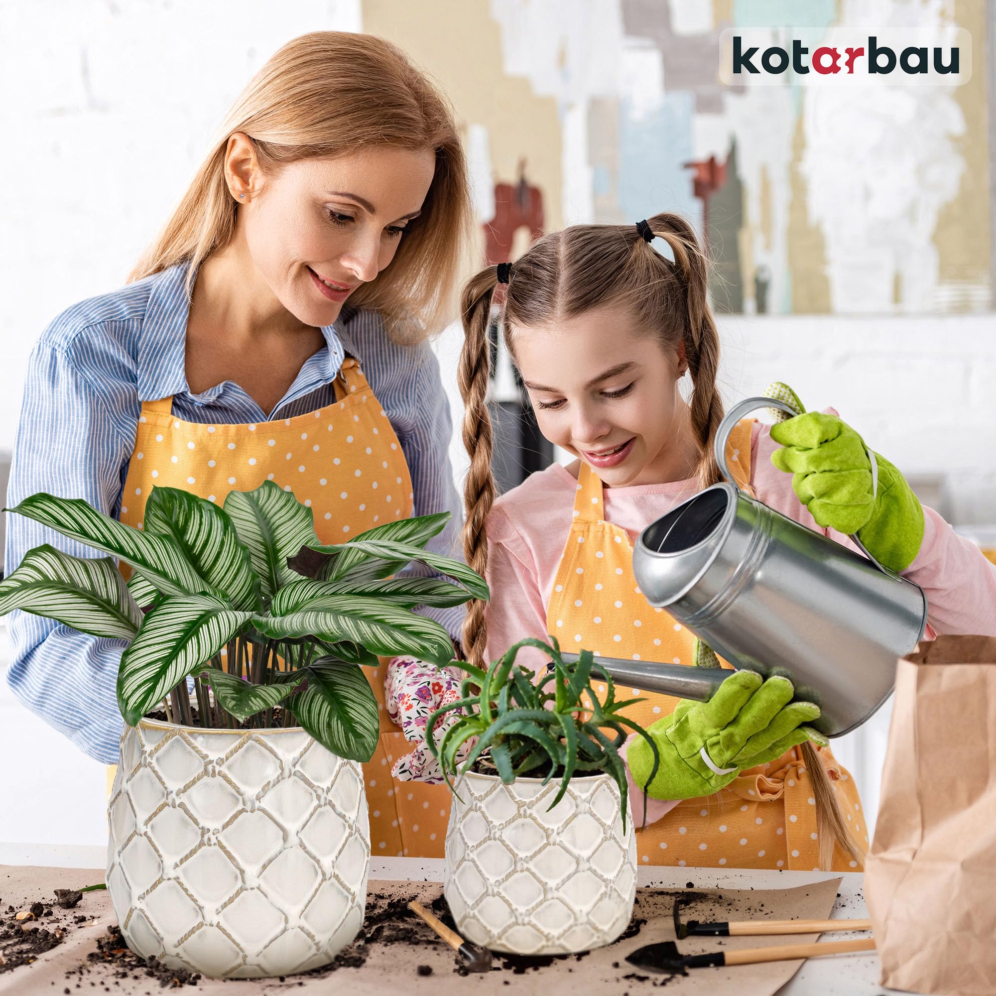 Doniczka ananas fi 145 donica osłonka ceramiczna ceramika ozdoba na kwiaty - KOTARBAU - 8