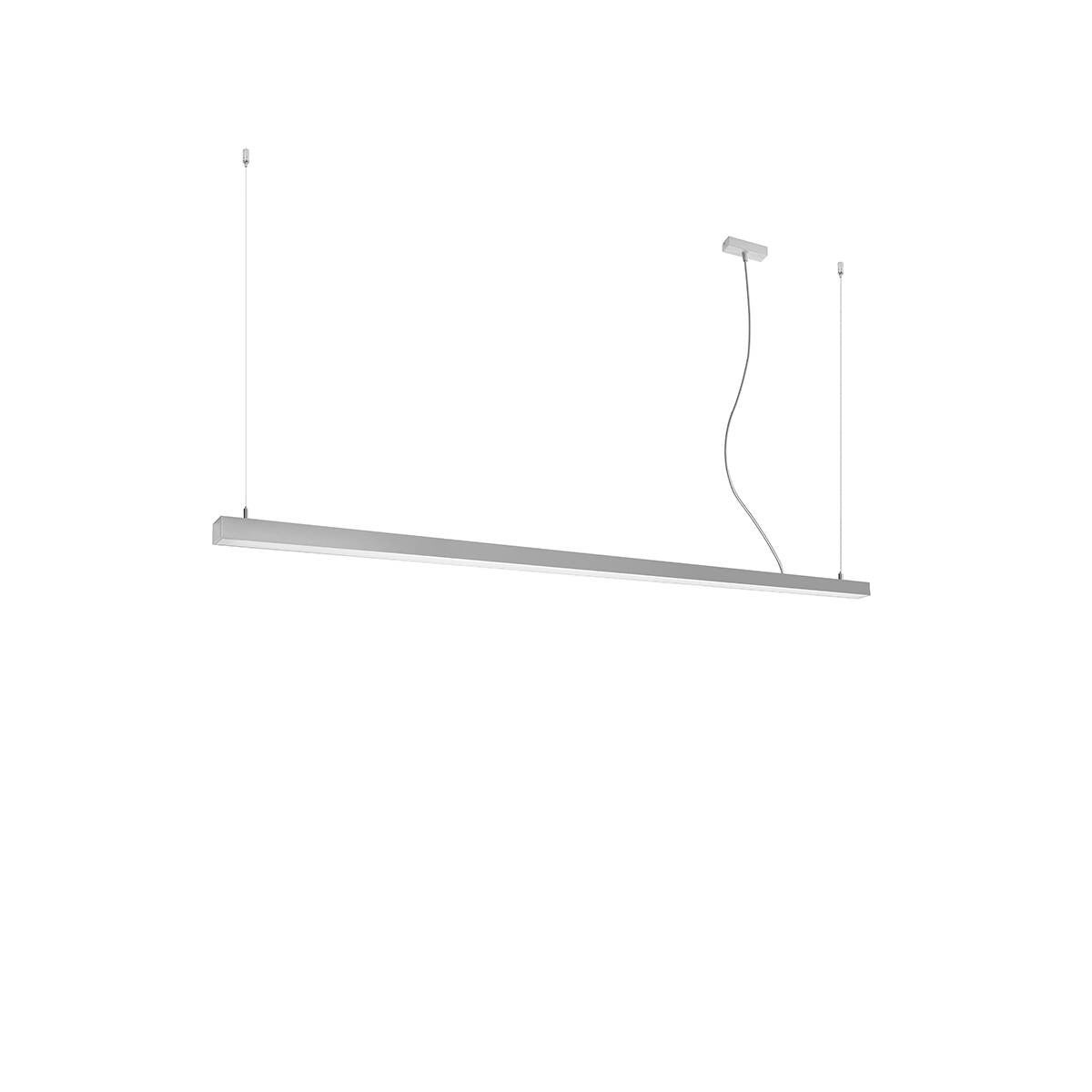 Lampa wisząca Pinne szara LED 50W 4000K 6500lm wym: 150 x 200 x 6 cm aluminium Thoro Lighting