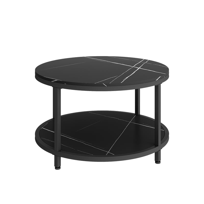 Vicco Stolik kawowy Ontario, Marmur, 80 x 80 cm Okrągły