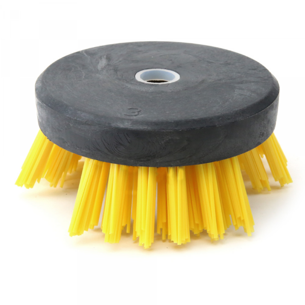 Lot De 2 Têtes Brosse Nylon Débroussailleuse 150mm + 200mm - Diamètre 25,4mm - Brosse à Mauvaises Herbes Puissante Et Universelle