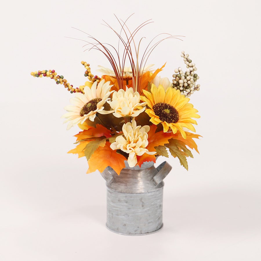 Seau En Fer Forgé Vintage Style Français - Pot De Fleurs Décoratif Pour Intérieur Et Jardin