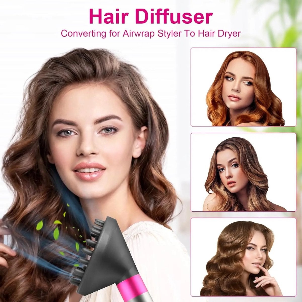 Accesorios para Dyson Styler Difusor Adaptador para Airwrap