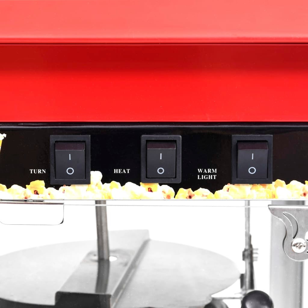 Machine à pop-corn avec pot de cuisson en téflon 1400 W vidaXL - 7