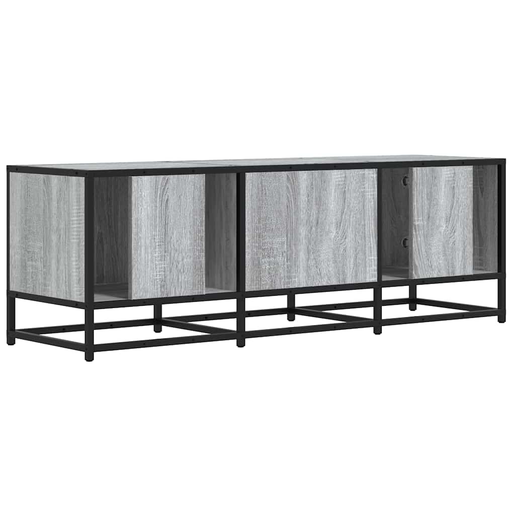 Maison Exclusive - Meuble TV sonoma gris 120x35x41 cm bois d'ingénierie et métal - 6