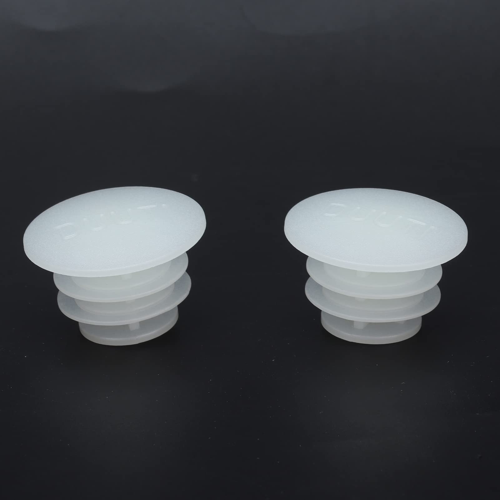 2pcs tampas de extremidade de plástico de bicicleta plugues de extremidade fluorescentes de pouco peso para ciclismo - 4