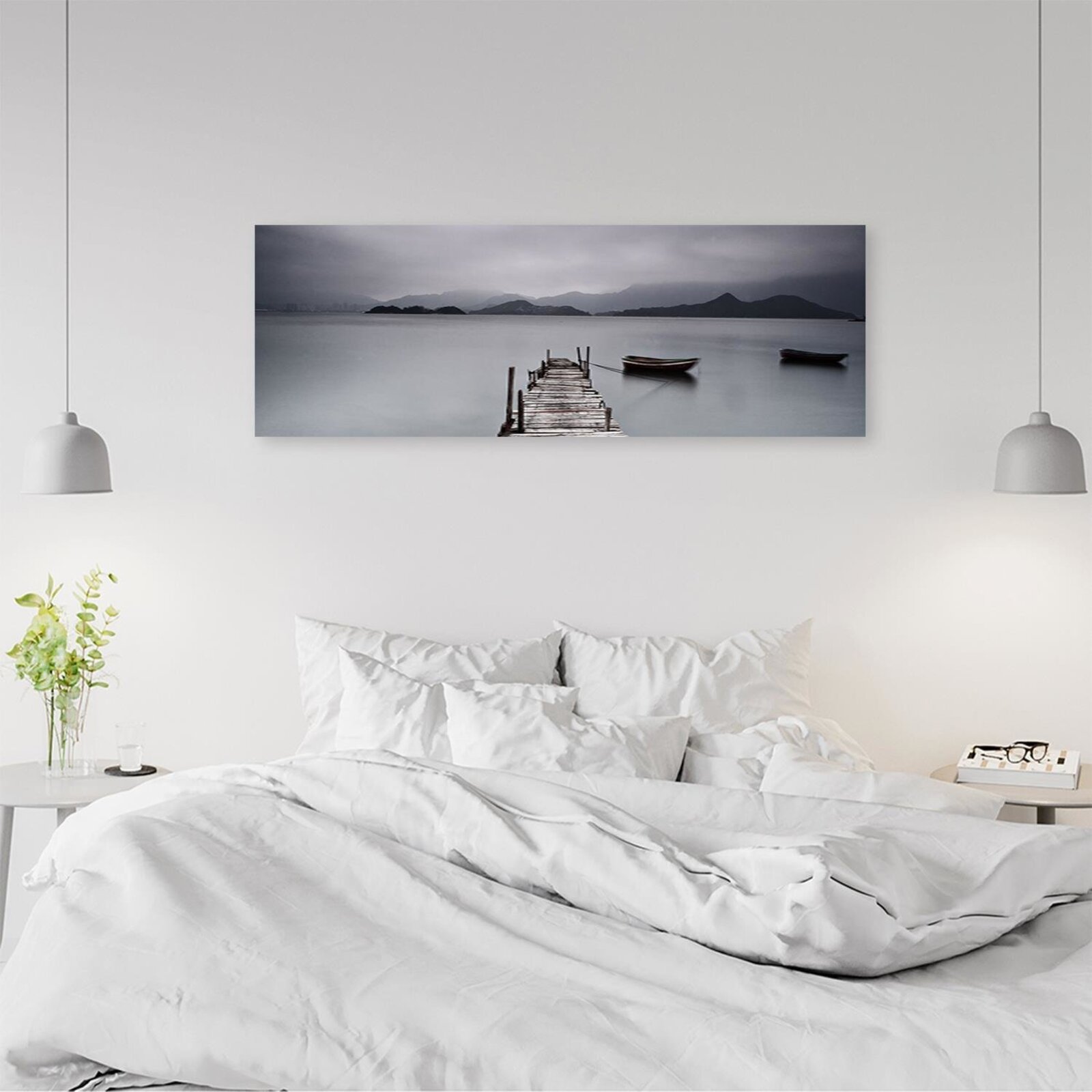 Tableau lac de sommeil - 150 x 50 cm - 4