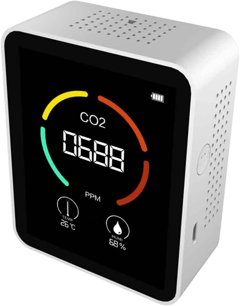 Inteligentny monitor jakości powietrza Monitor CO2 Tester jakości powietrza z możliwością podłączenia do monitora/natychmiastowego uruchomienia