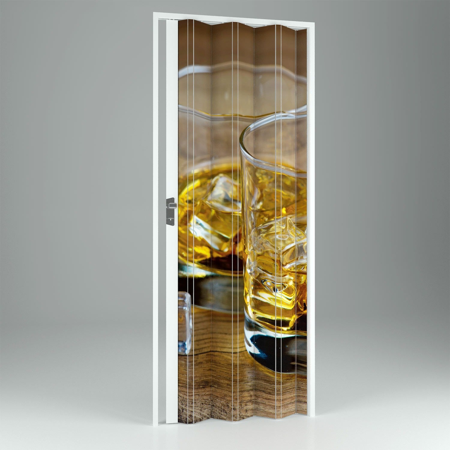 Porte pliante accordéon intérieur en PVC Drink 89,5x214 cm mod. Vera ...